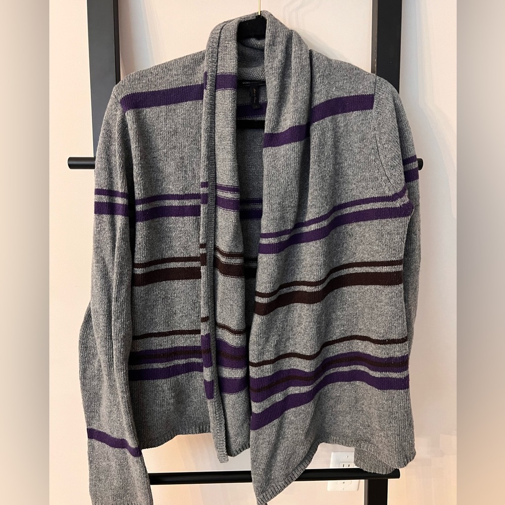 BCBG wrap sweater with shawl neck - like new